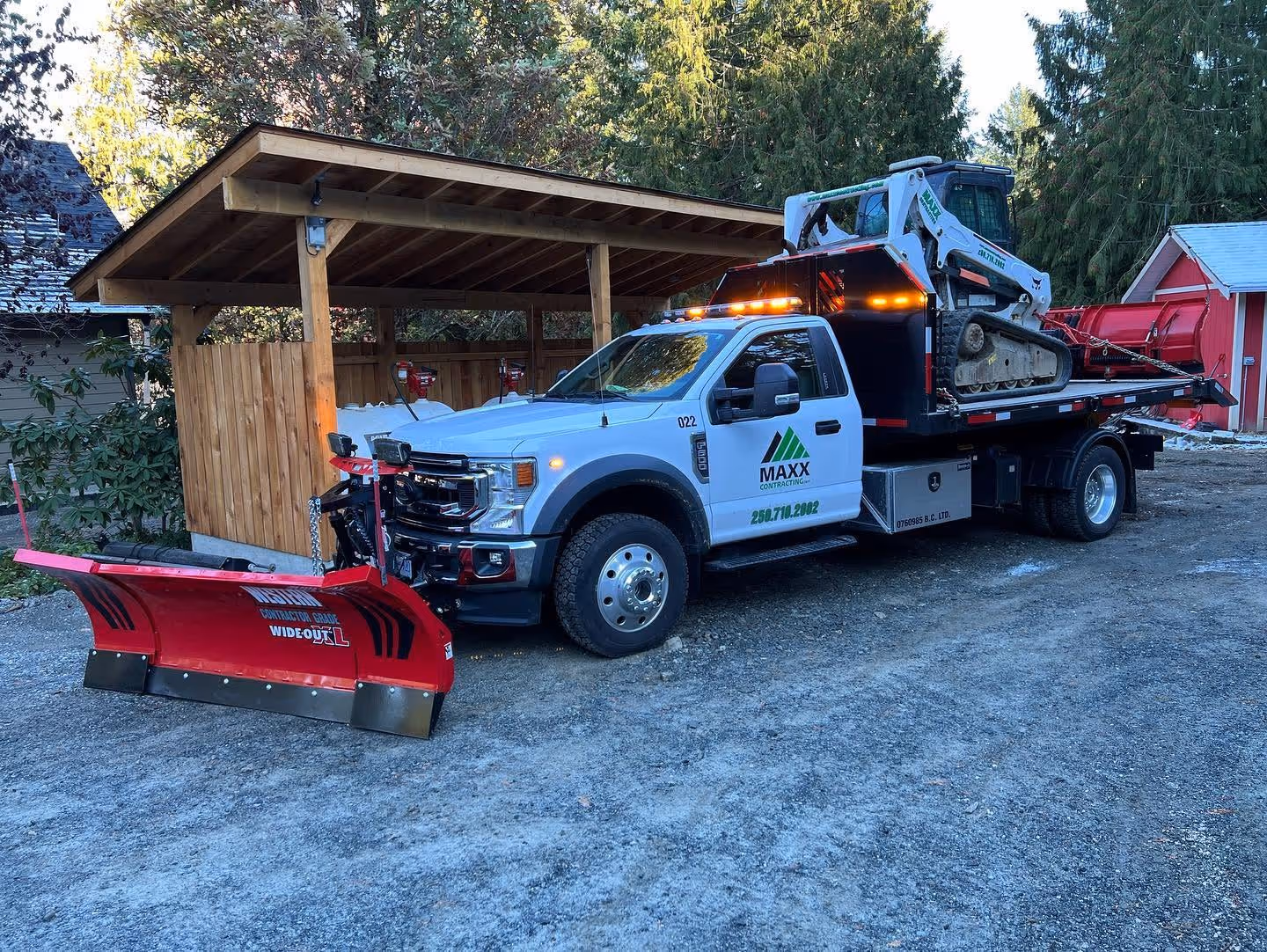 Snow & Ice Management work by Maxx Contracting